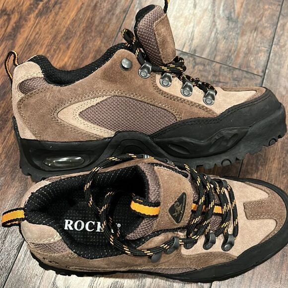 EUC "ROCKY" Low Cut Women's WATERPROOF HIKER BOOTS Size 6.5 M genuine leather - Picture 10 of 10